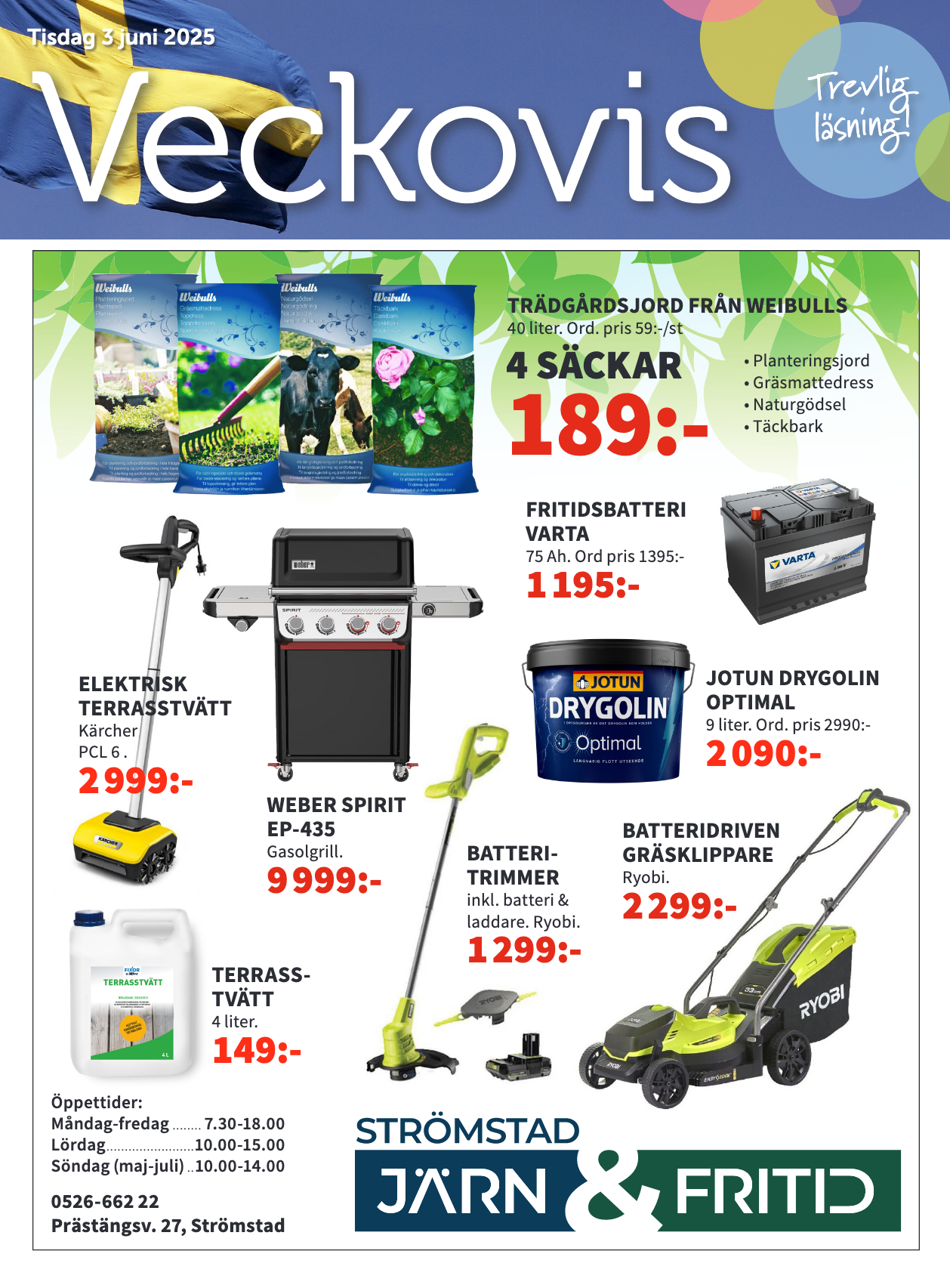 Senaste Veckovis!